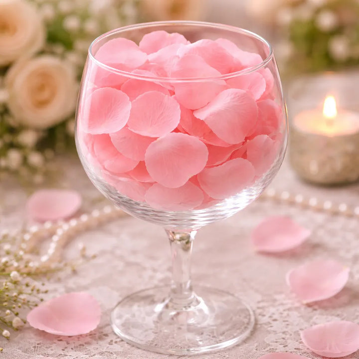 Pétales Roses Mariage original