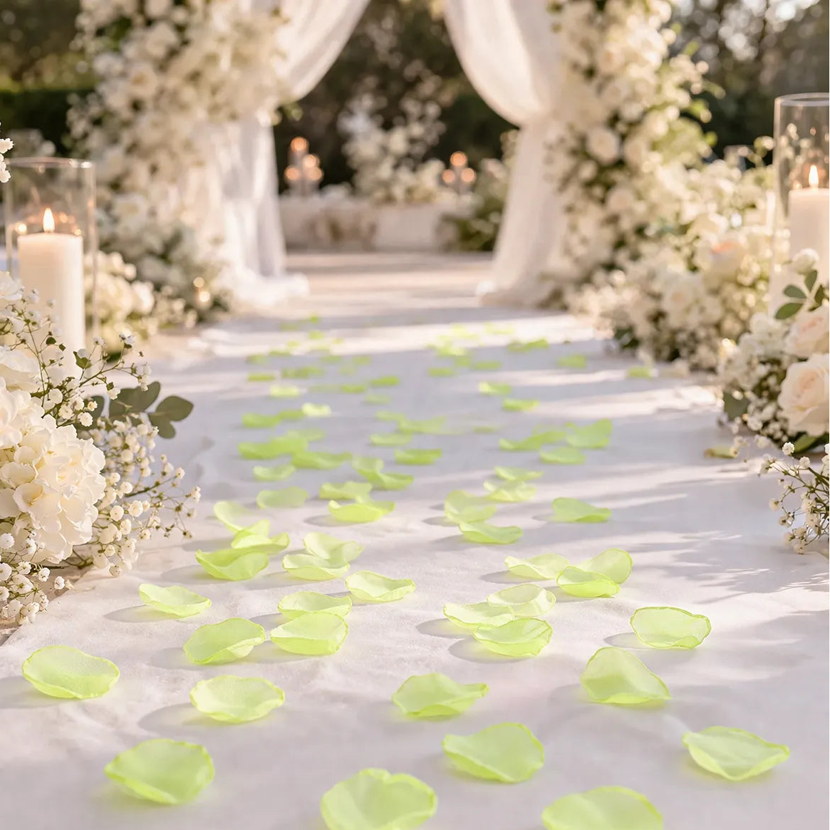Pétales déco Mariage Vert Clair