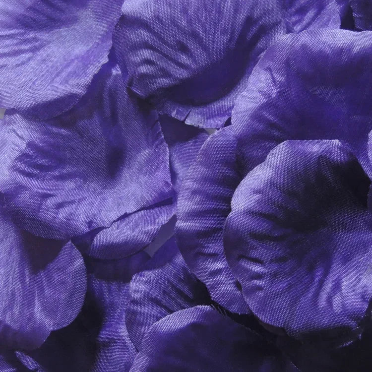 Pétales de Fleurs Mariage Violets Design