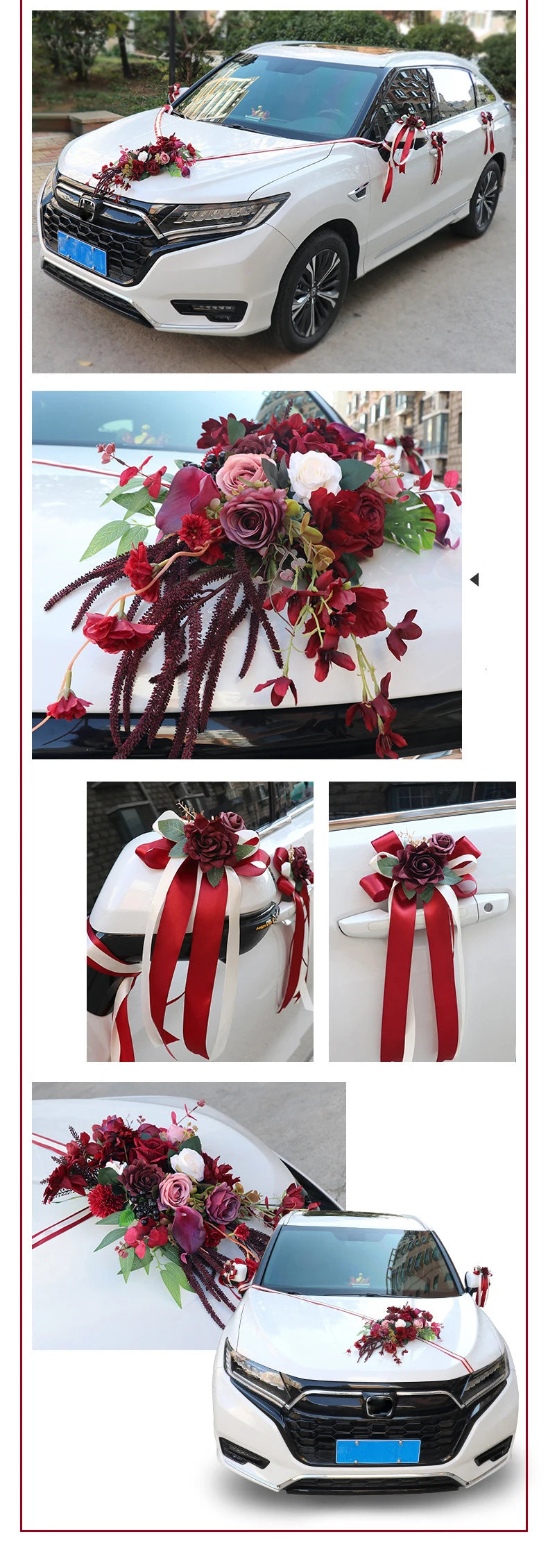 Pack de Fleurs Bordeaux Chic