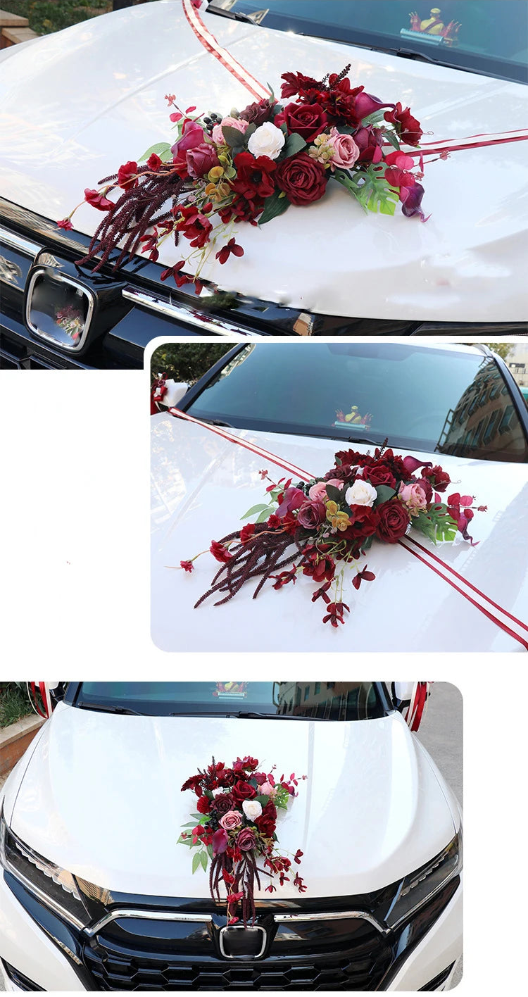 Pack de Fleurs Bordeaux Unique