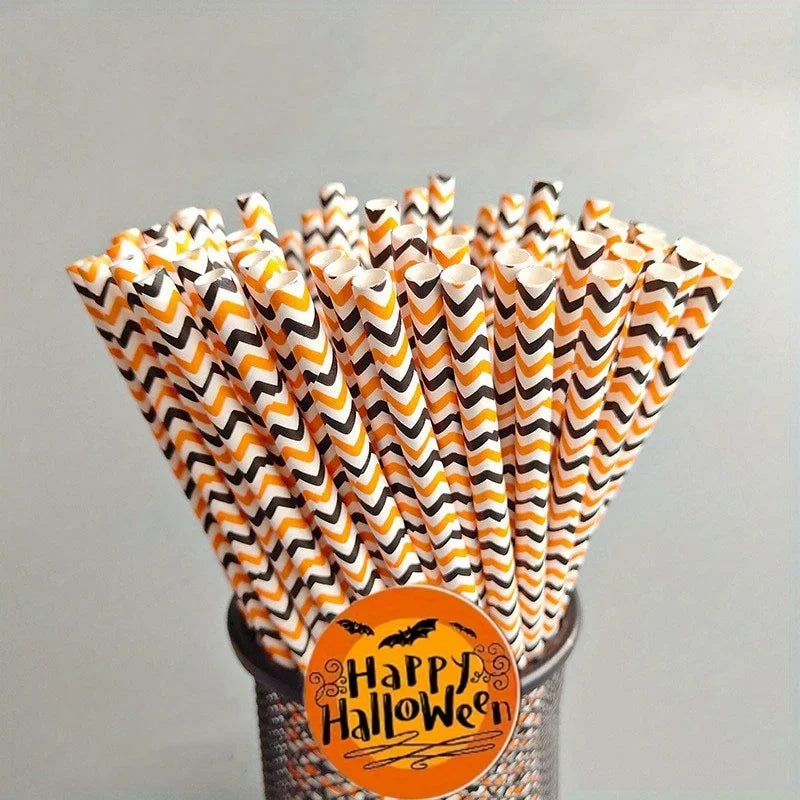 Paille Halloween Design Minimaliste