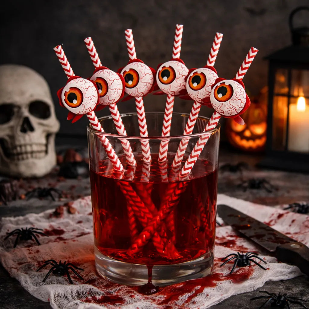 Paille Halloween Œil 