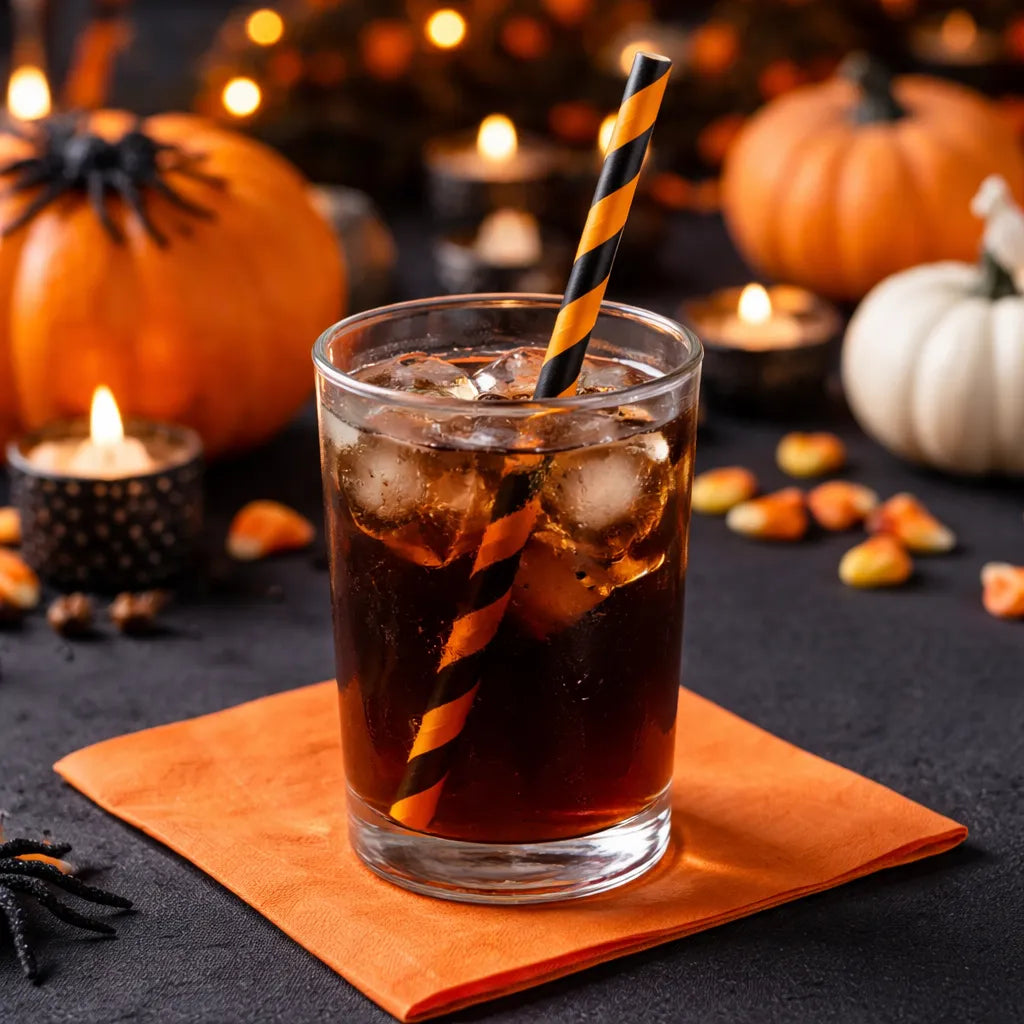 Paille Noire et Orange pour Halloween