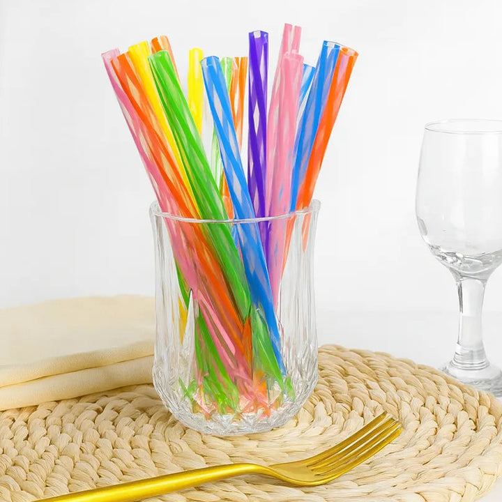 Paille en Plastique Courte