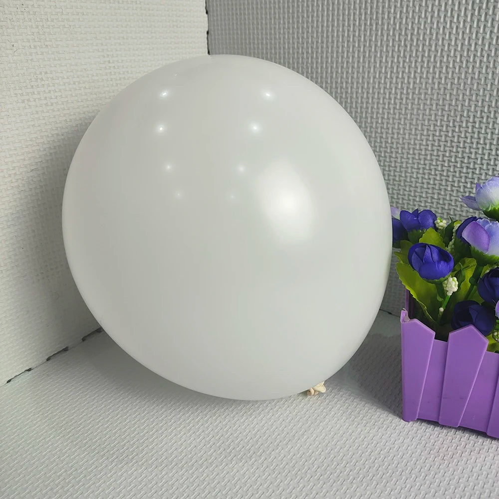 Paire de Ballons Géants Mariage Blancs Originale