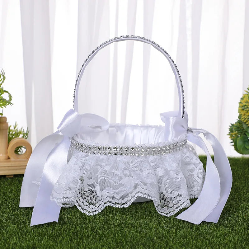 Panier à Pétales à Diamants chic