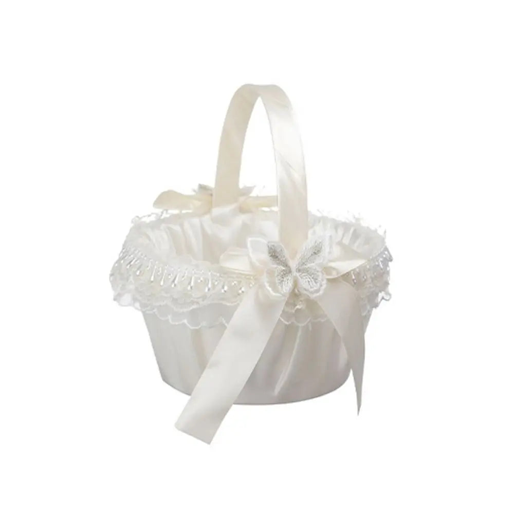 Panier à Pétales à Papillon Unique