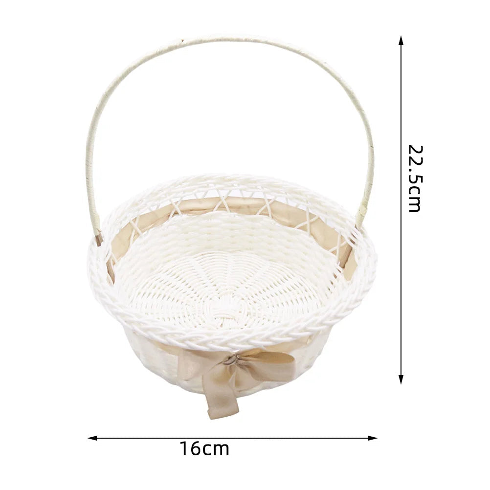 Panier à Pétales Rustique Minimaliste Unique