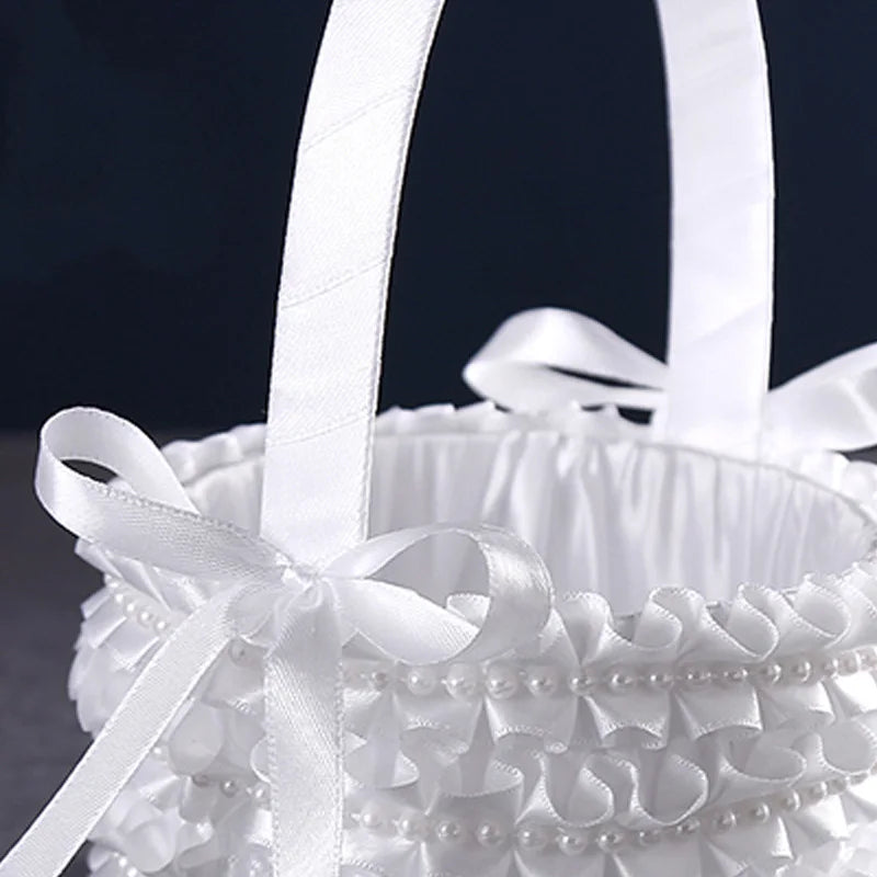 Panier à Pétales à Volants Unique