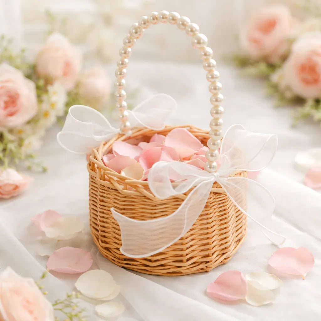 Panier à Pétales en Osier