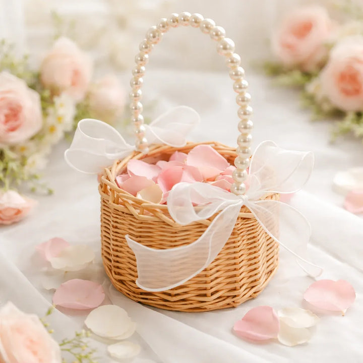 Panier à Pétales en Osier