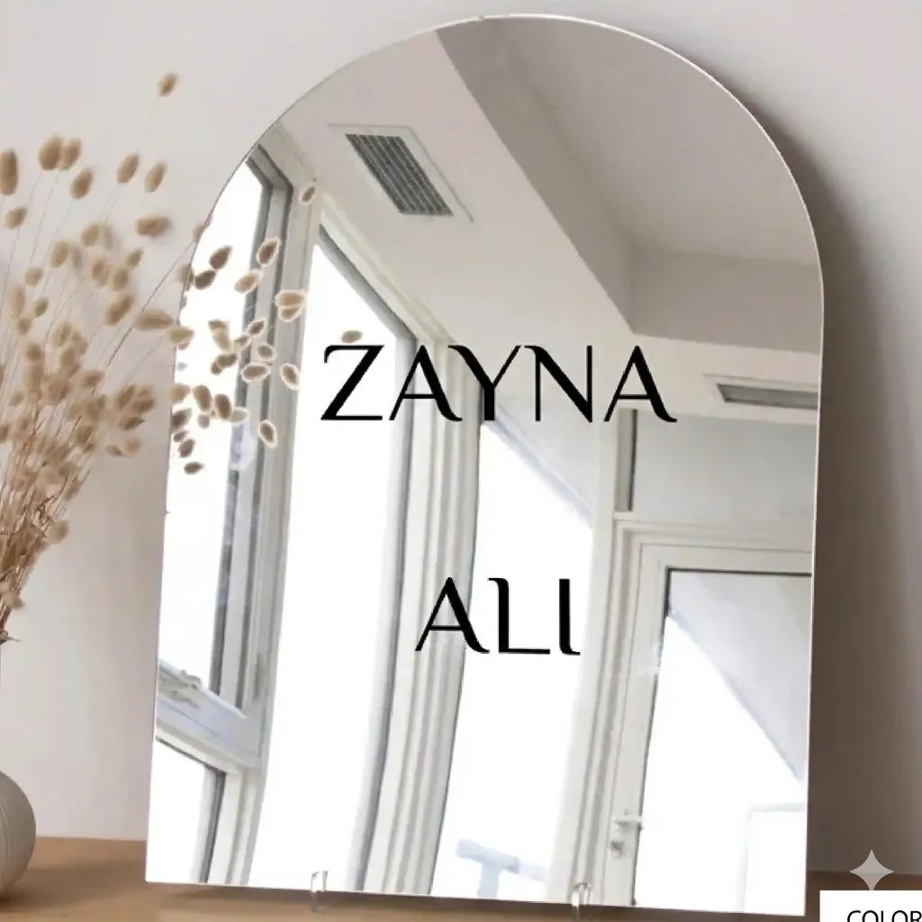 Panneau Bienvenue Mariage Miroir Beau