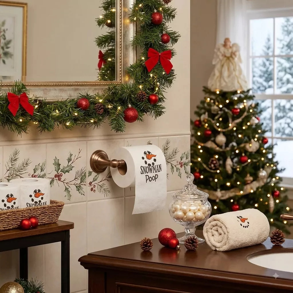 Papier Toilette Bonhomme de Neige Chic