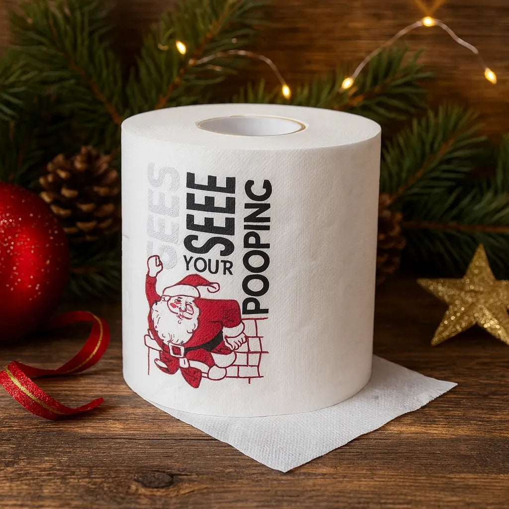 Papier Toilette Noël Cheminée