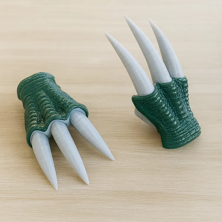 Patte de Dinosaure Vert 