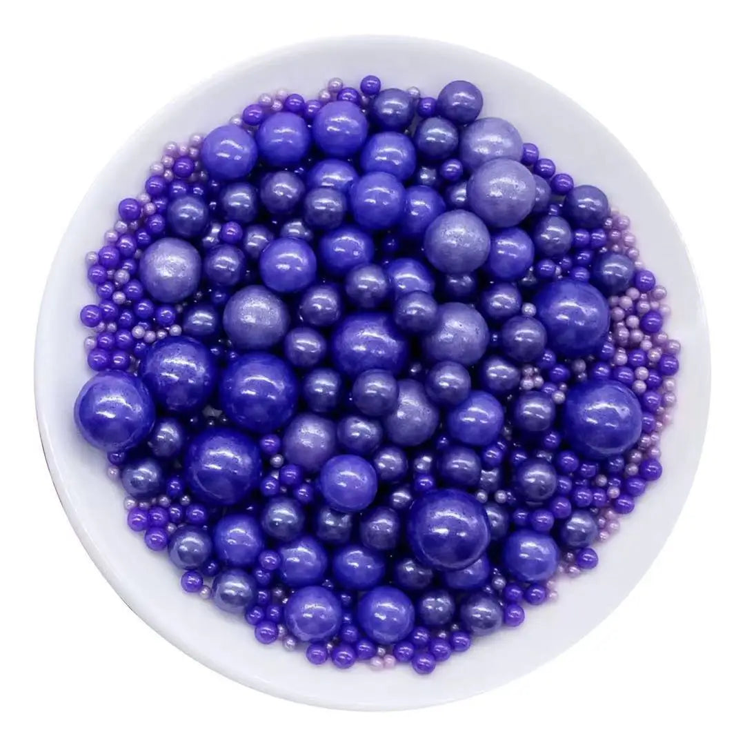 Perle Comestibles Violettes Gâteau raffiné
