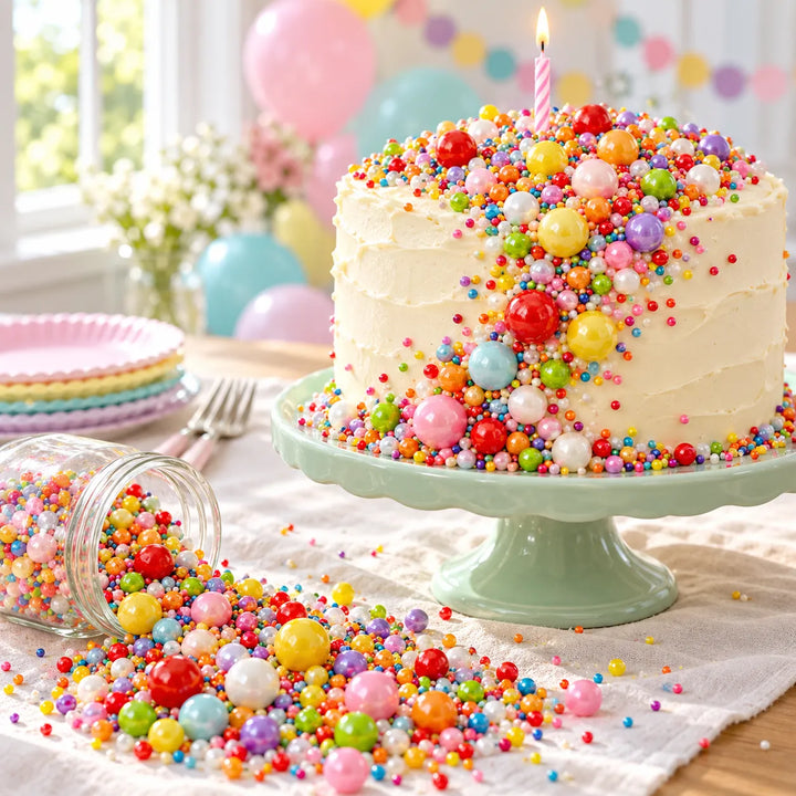 Perles Comestibles Multicolores Amusant
