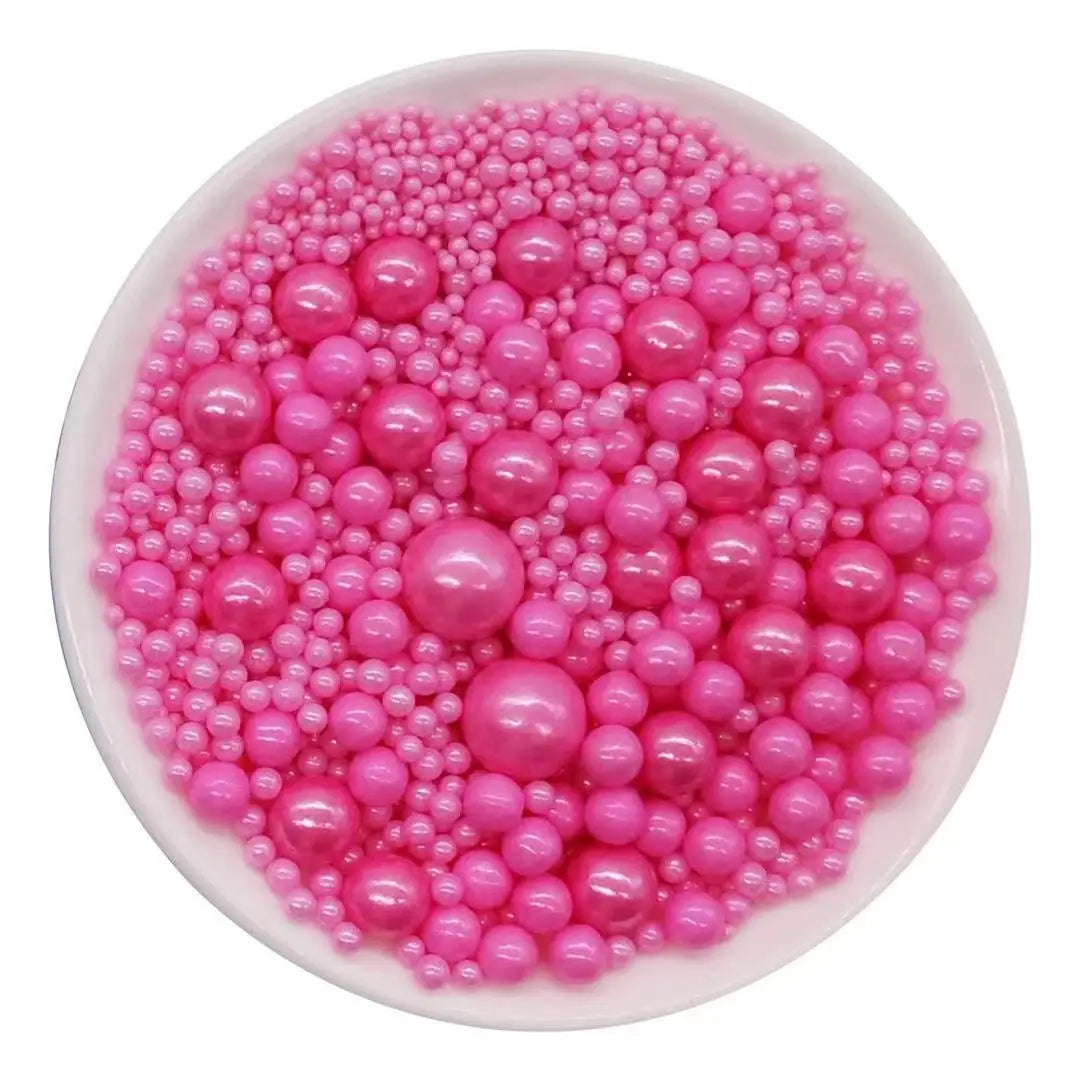 Perles Décoratives Roses pour Gâteau Unique