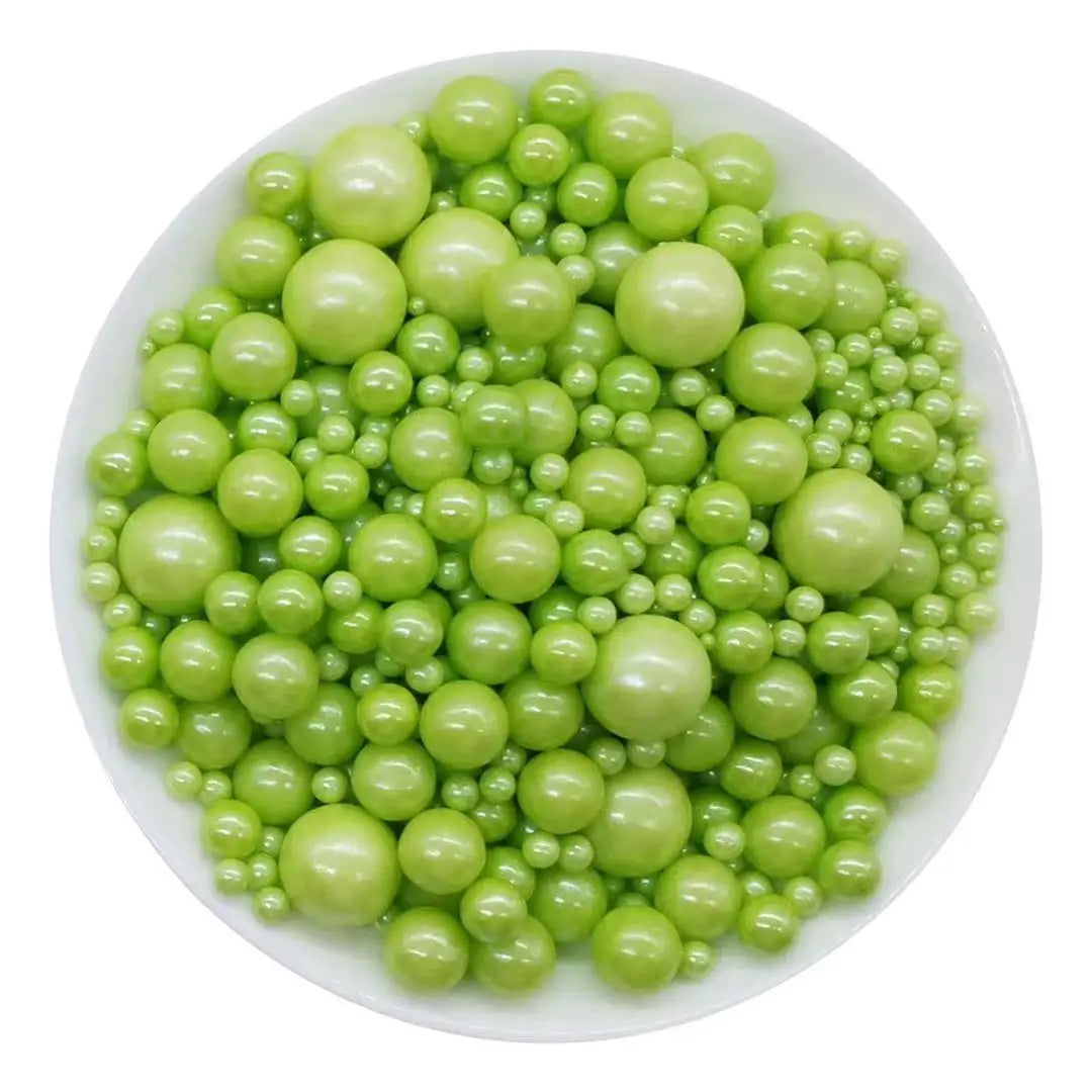 Perles Vertes Comestibles Gâteau fraiche
