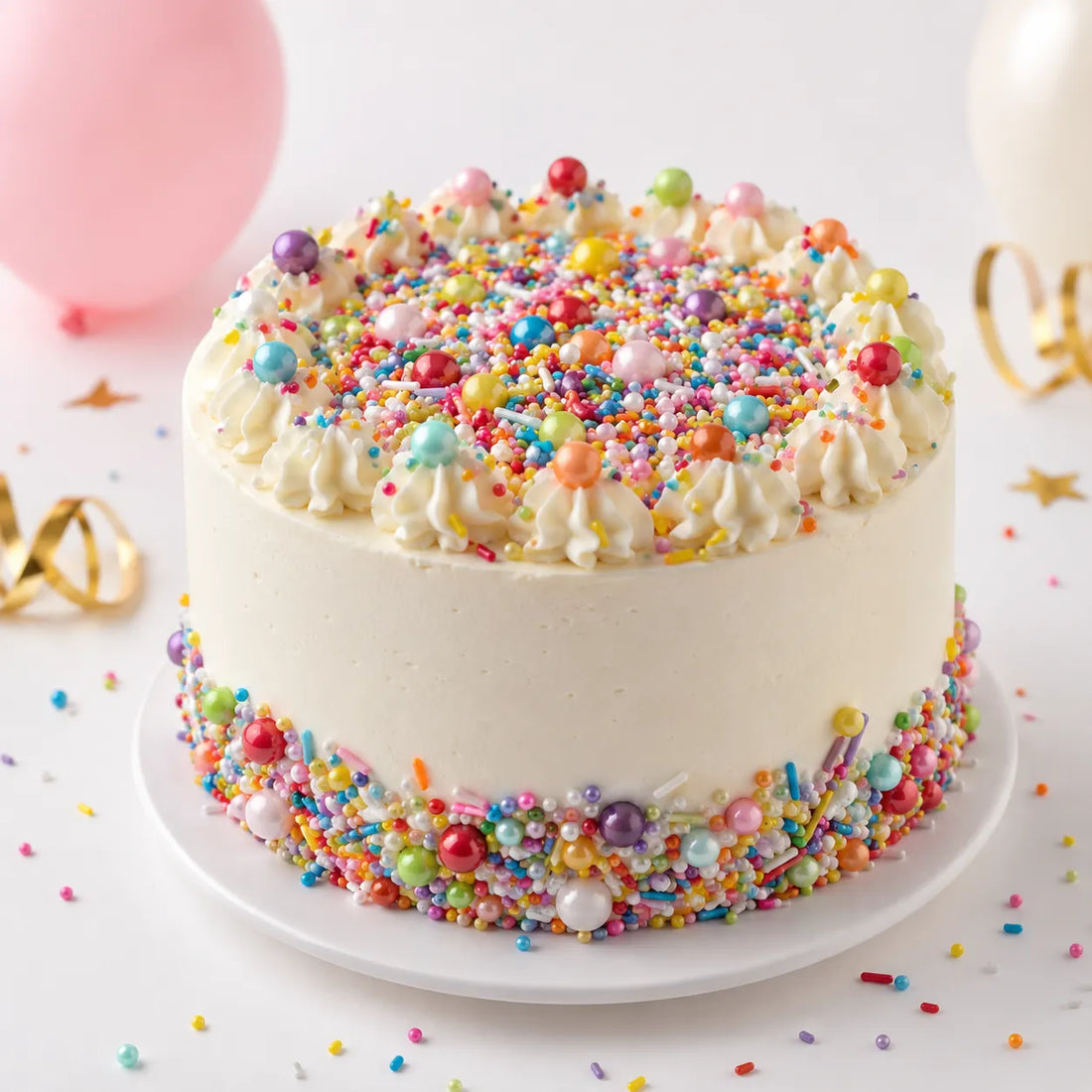 Perles et Vermicelles Multicolores pour Gâteau