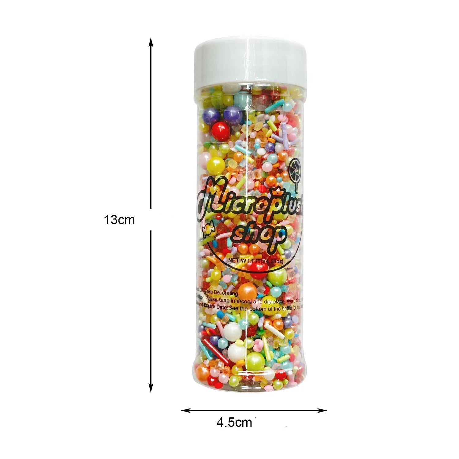 Perles et Vermicelles Multicolores pour Gâteau Chic