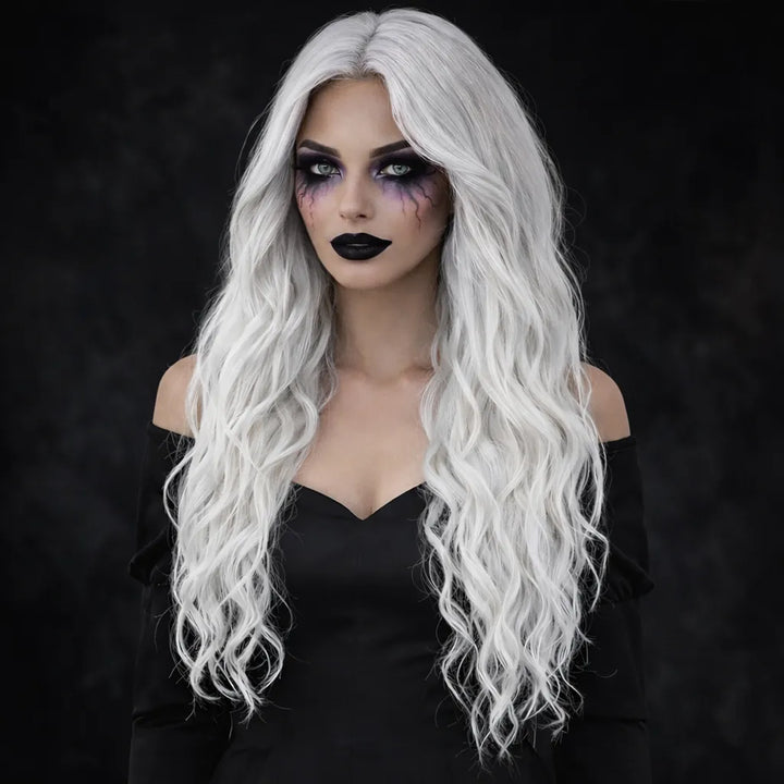Perruque Blanche Halloween