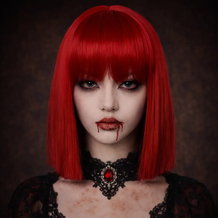 Perruque Rouge Halloween
