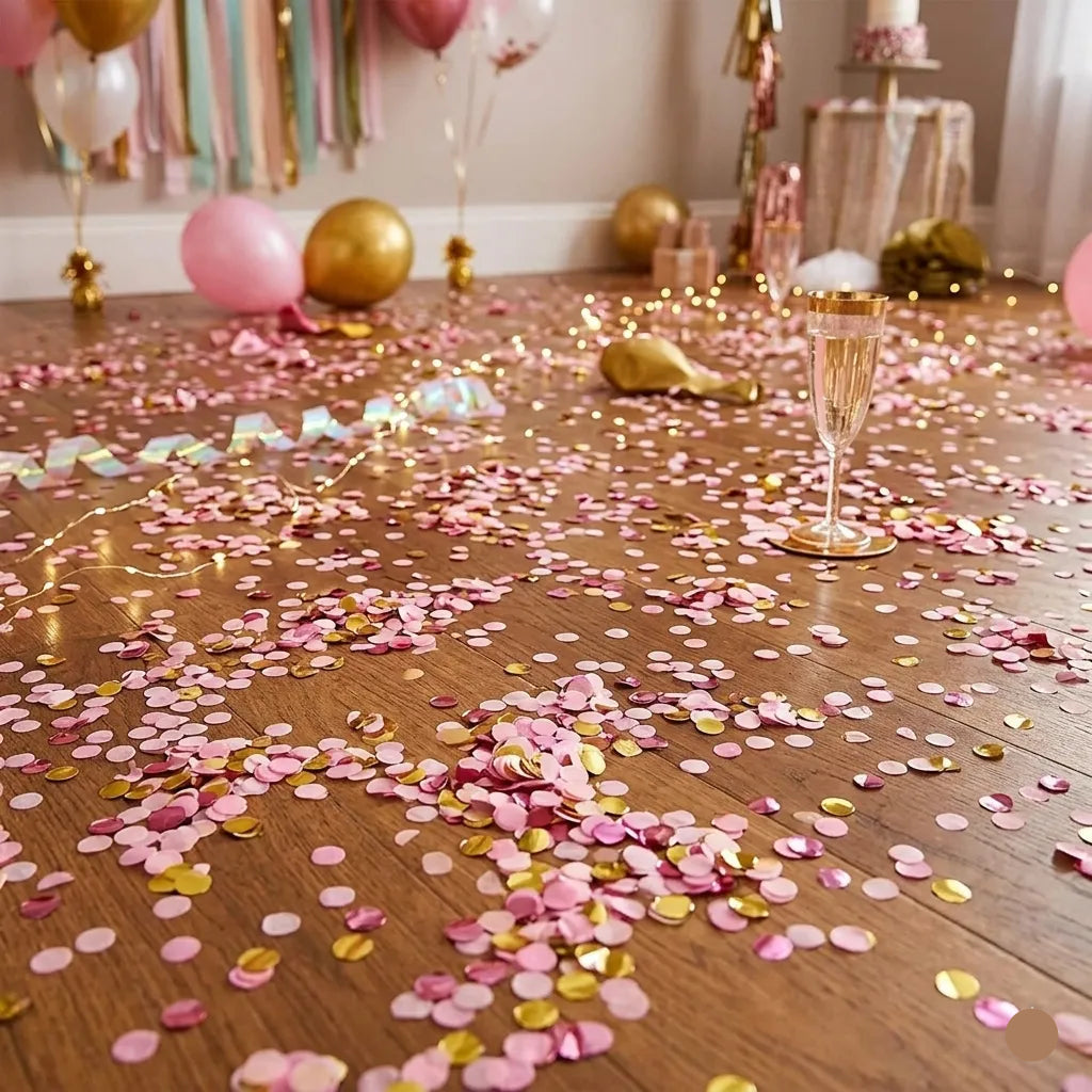 Petit Canon à Confettis Roses Romantiques Unique