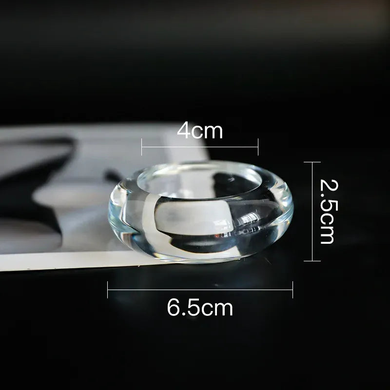 Petit Photophore en Verre Déco Mariage