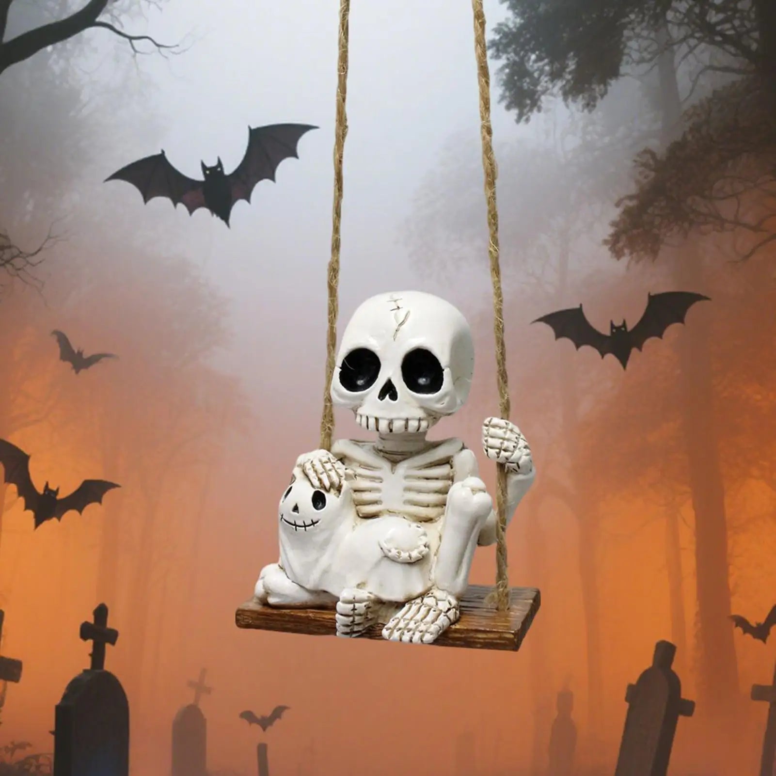 Petit Squelette Décoratif Jardin