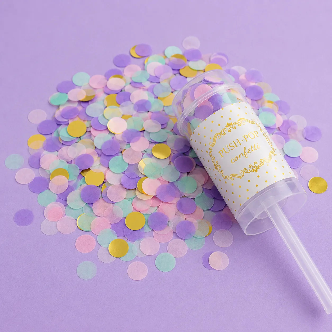 Petit lanceur à Confettis Violets