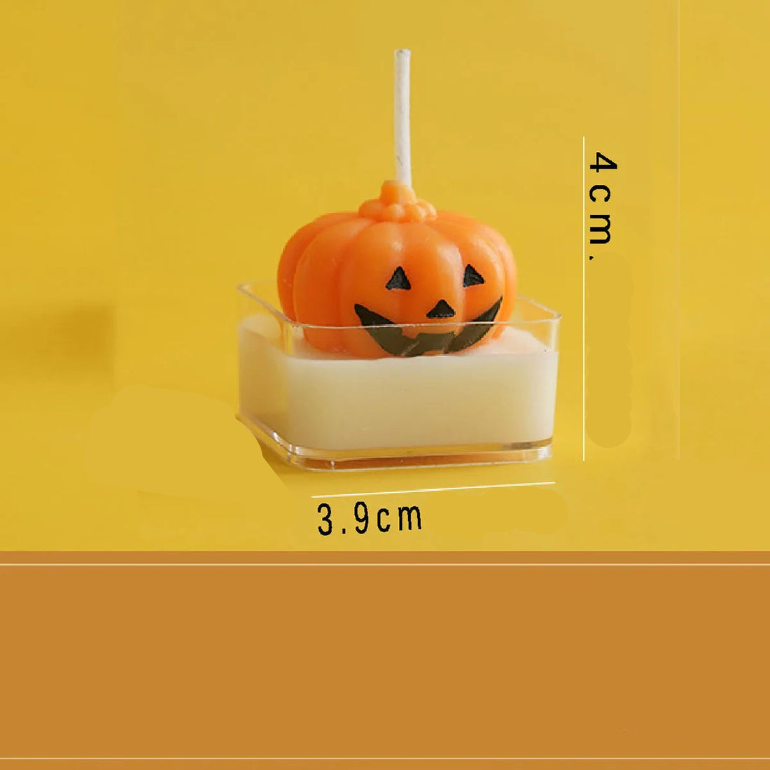 Petite Bougie Parfumée Citrouille Halloween Unique
