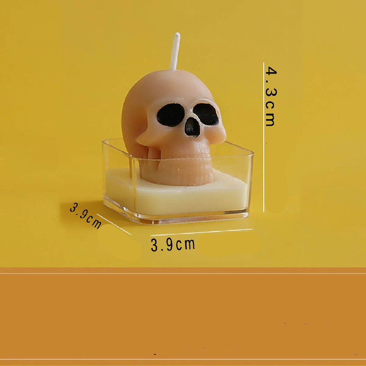 Petite Bougie Parfumée Squelette Halloween Originale