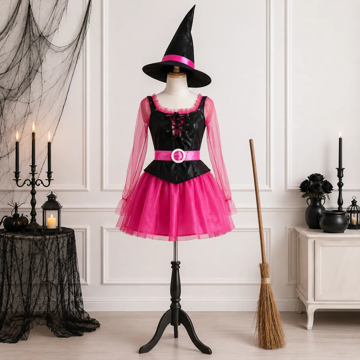 Petite Robe Classique Sorcière pour Femme sexy