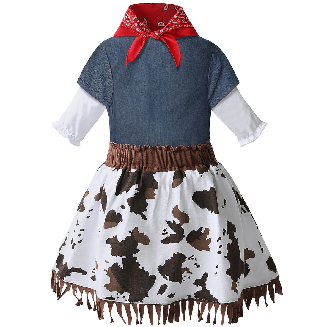Petite Robe Cowboy Confortable pour Enfant Dos