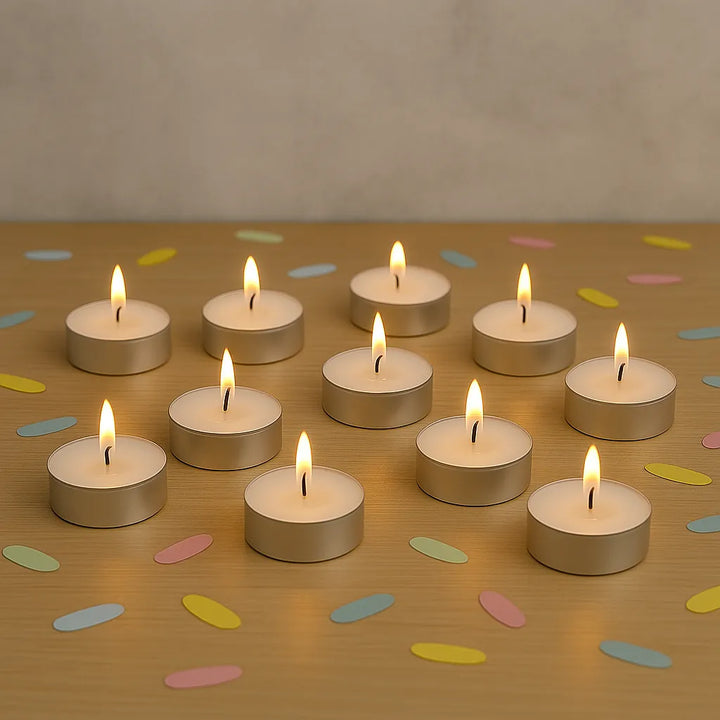 Petites Bougies Décoratives Blanches 1