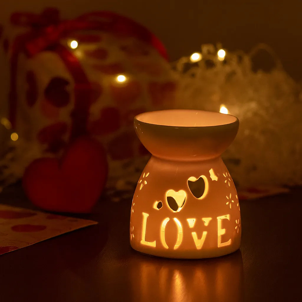 Photophore Blanc Love