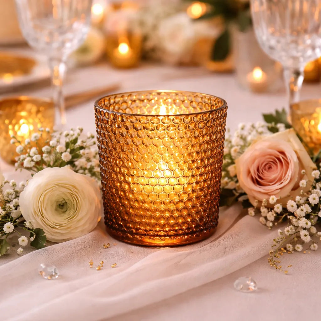 Photophore Classique Vintage Ambré