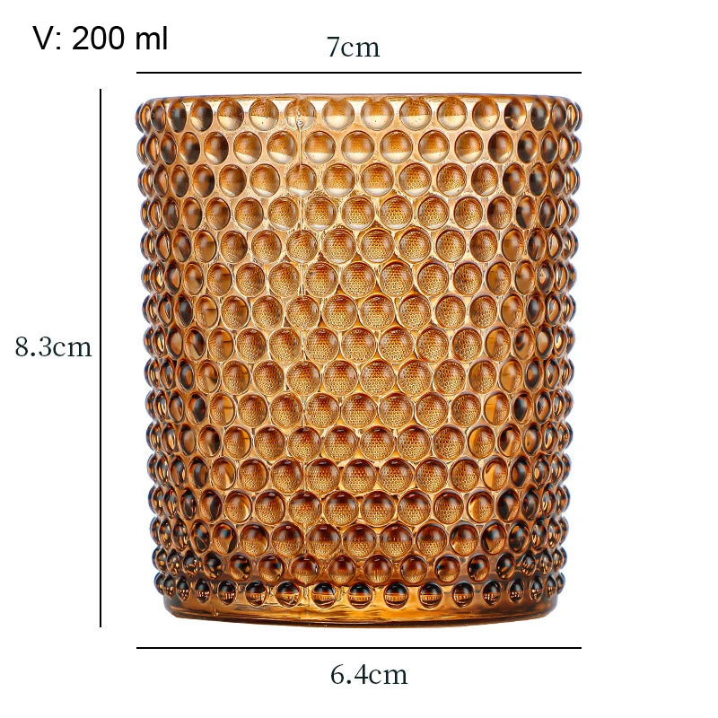 Photophore Classique Vintage Ambré Chic