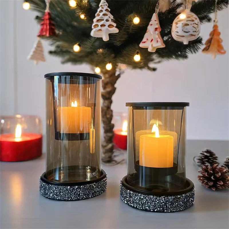 Photophore Décoratif Noël Elégant