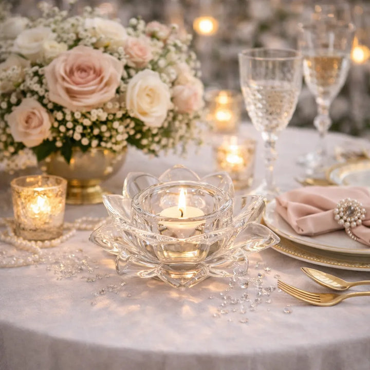 Photophore Mariage – Créez une ambiance lumineuse élégante – Déco Festive Photophore Mariage – Créez une ambiance lumineuse élégante – Déco Festive