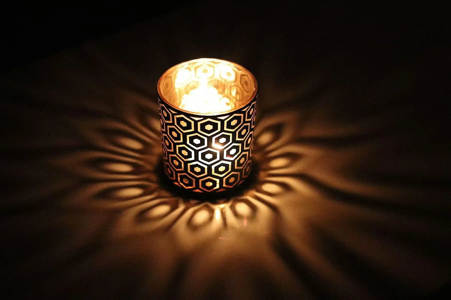 Photophore Motifs Hexagones Original