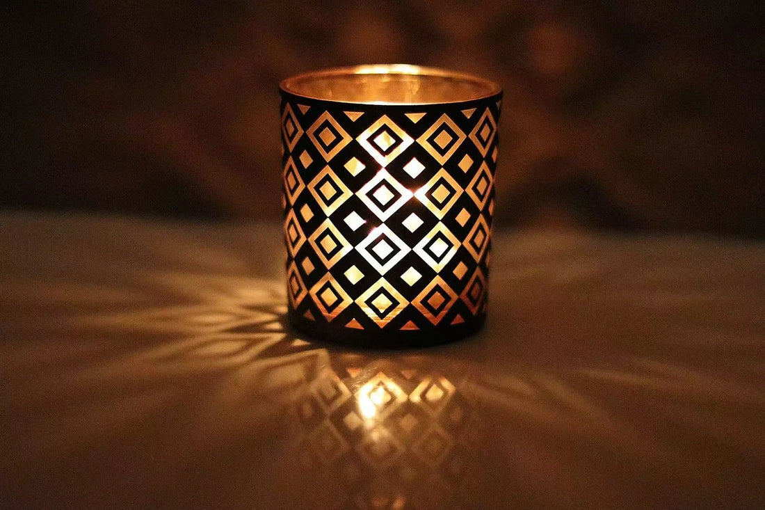 Photophore Motifs Losanges Original