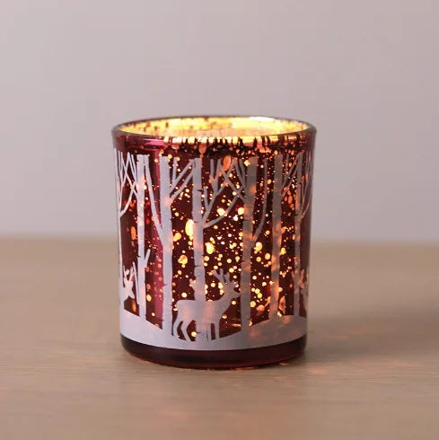 Photophore Noël Motif Hiver