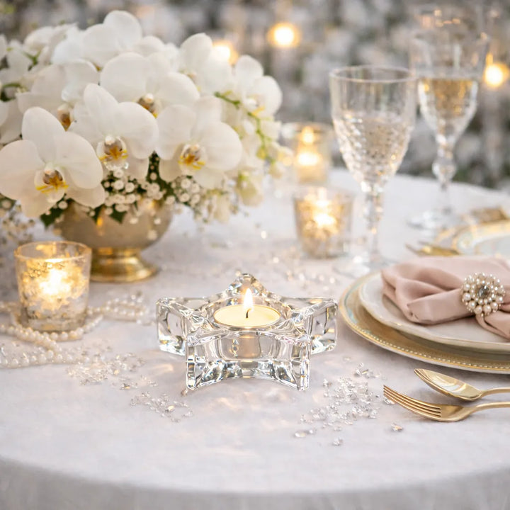 Photophore en Verre Etoile