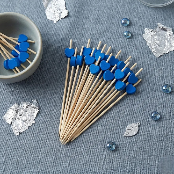 Pic Cocktail Cœur Bleu