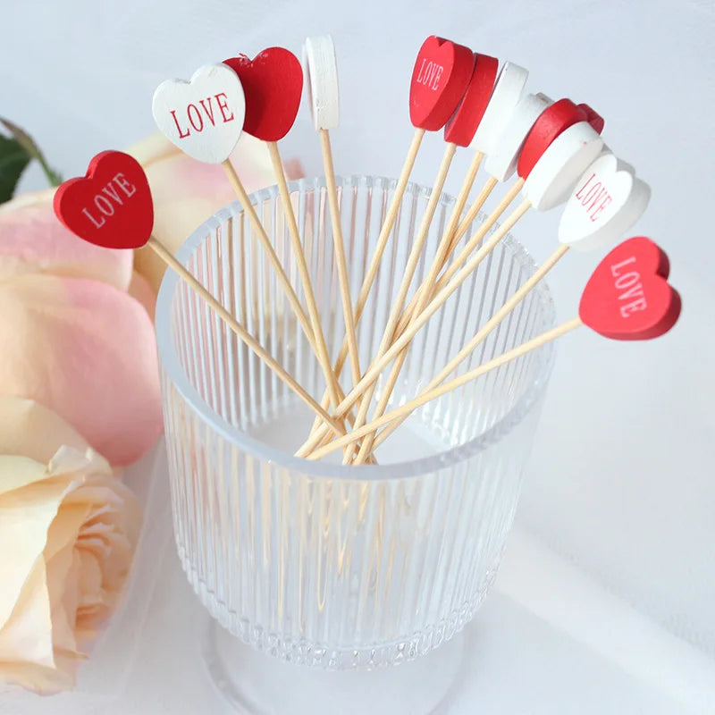 Pic Cocktail Cœur Love Rouge