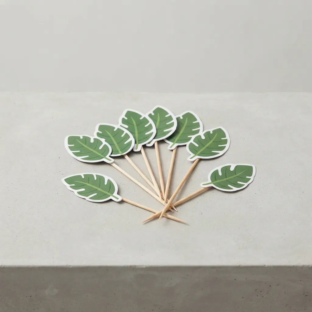Pic Cocktail Feuille Minimaliste