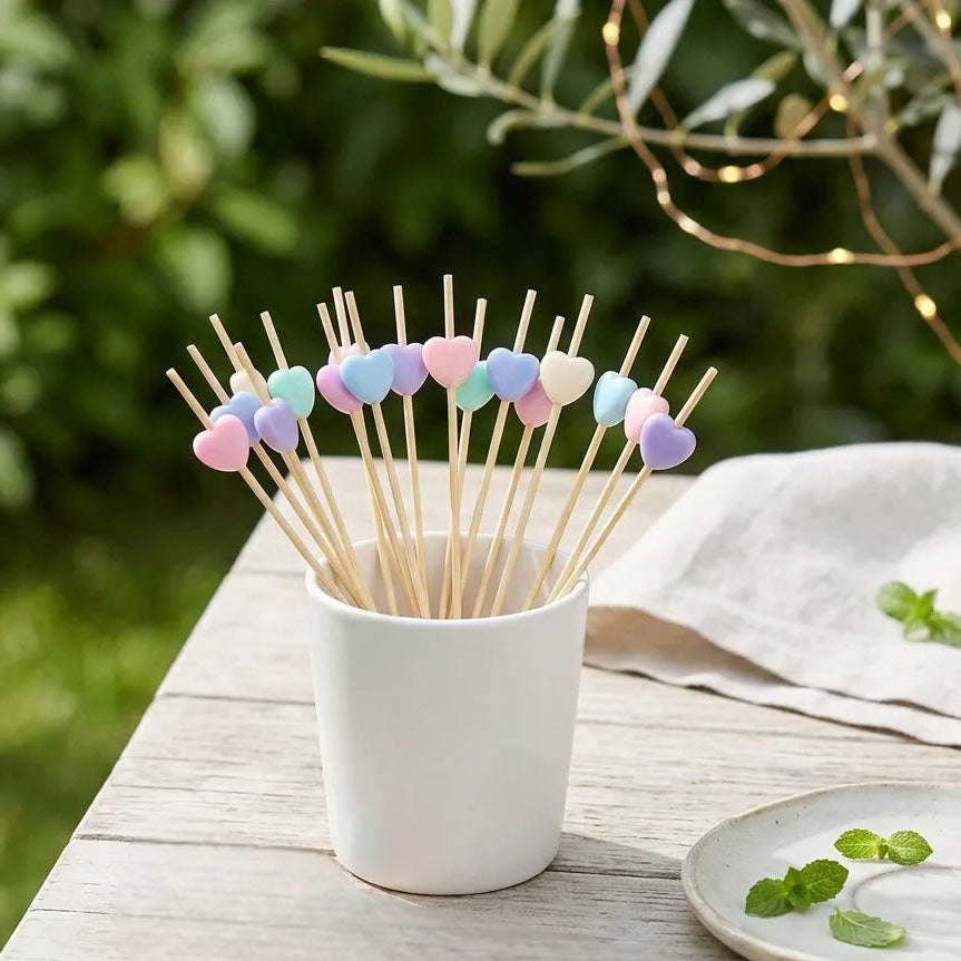 Pics Alimentaires Cœur Pastel